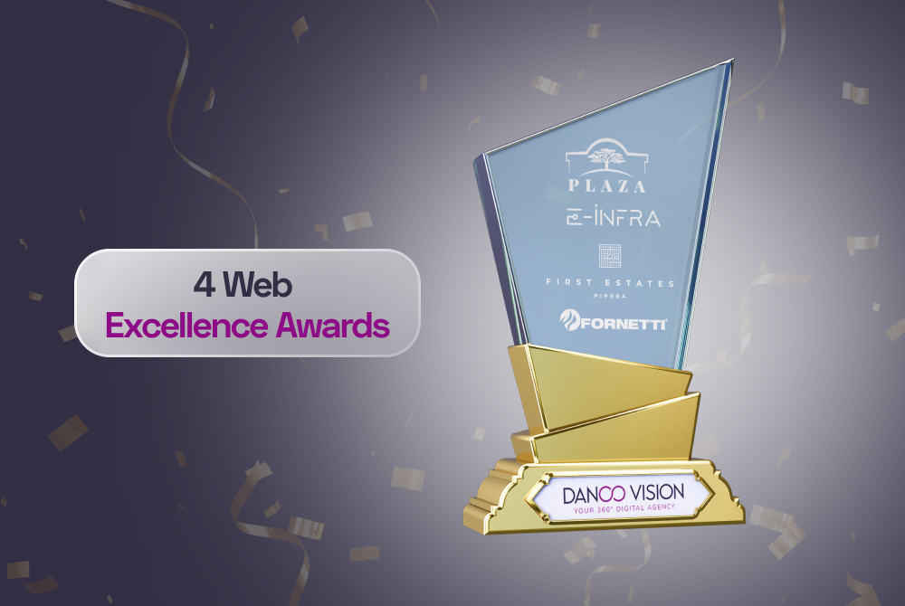 4 proiecte Danco Vision premiate pentru creativitate digitală la Web Excellence Awards