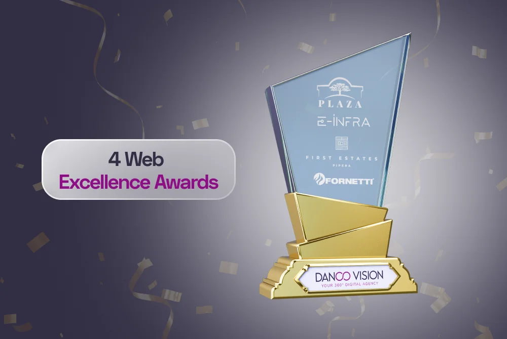 4 proiecte Danco Vision premiate pentru creativitate digitală la Web Excellence Awards