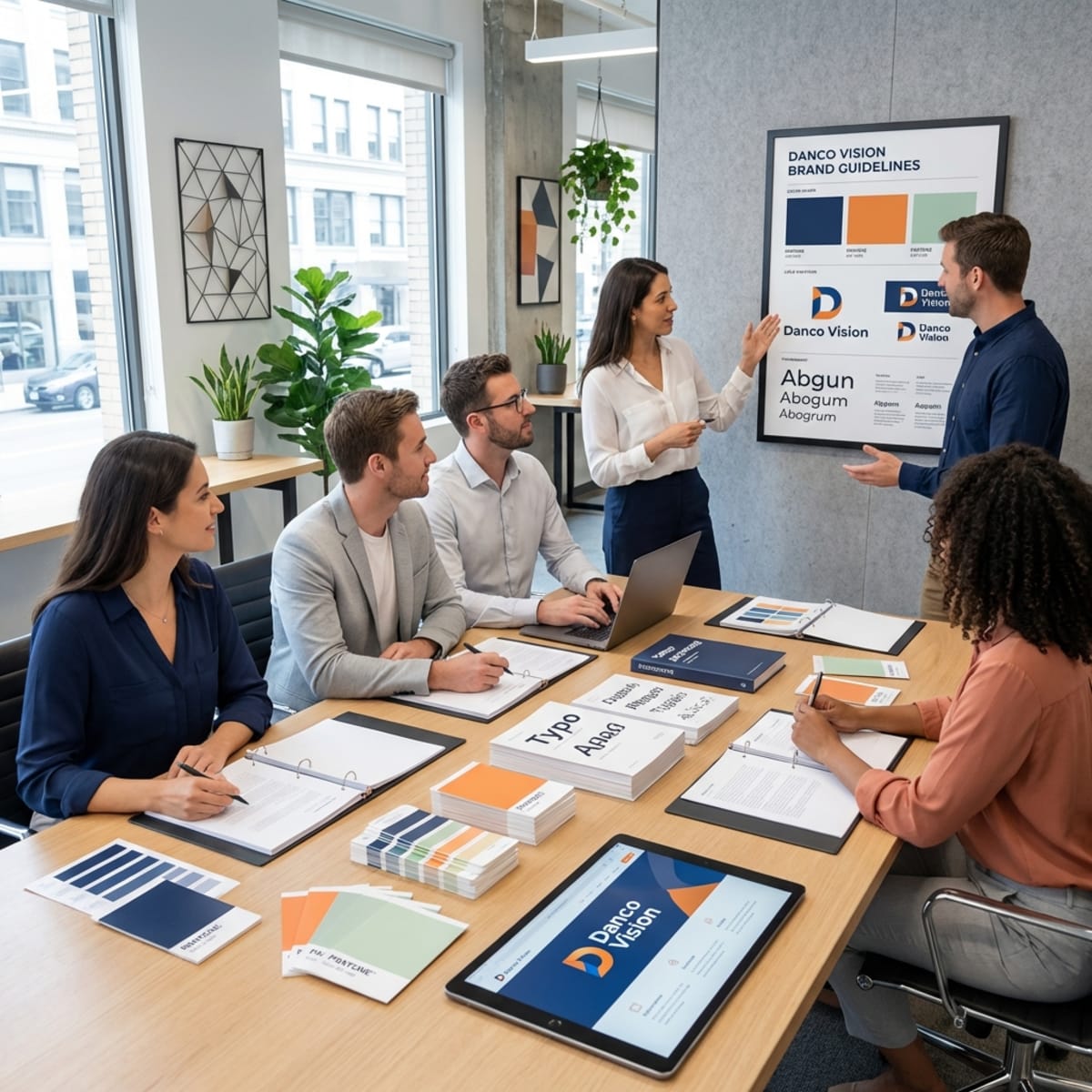 What role does a brand manual play in building a strong identity?